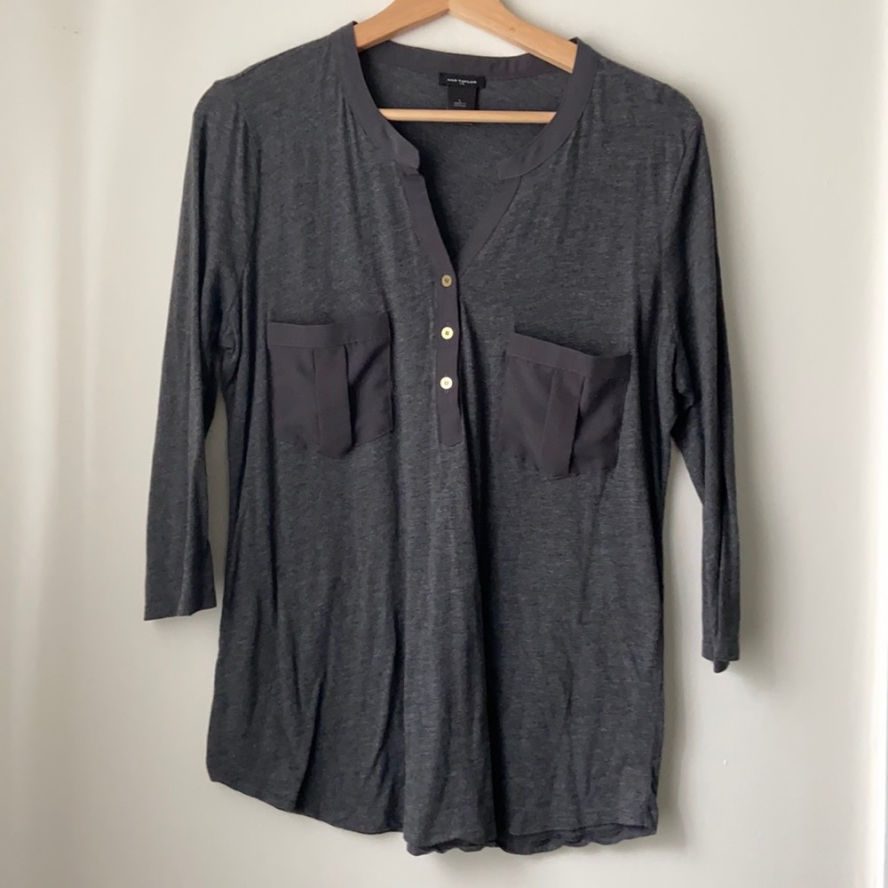Ann Taylor grey shirt